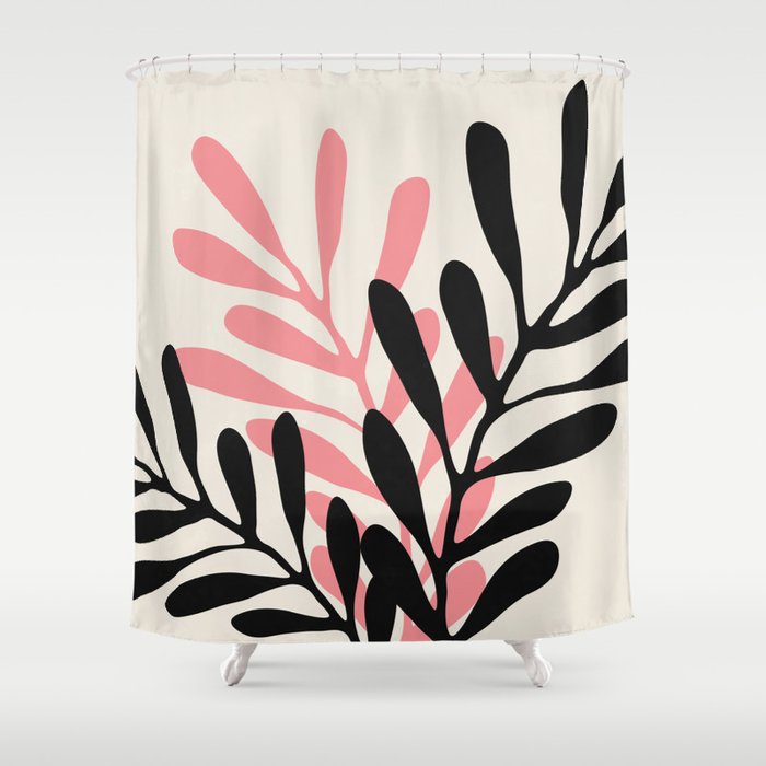 Still Life With Vase And Three Branches Shower Curtain