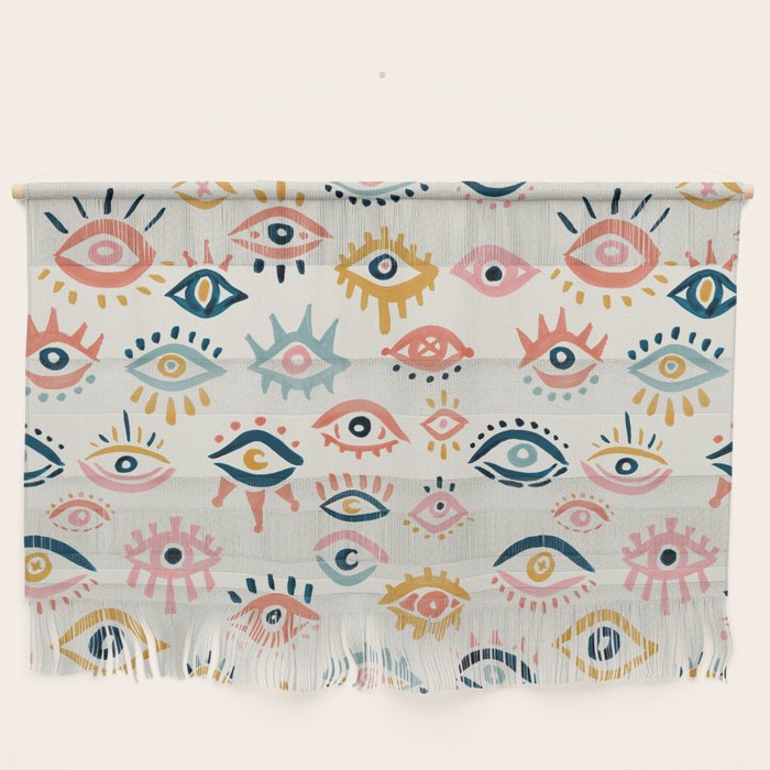 Mystic Eyes - Primary Palette Wall Hanging