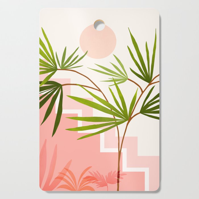 Summer In Belize Abstract Landscape Cutting Board