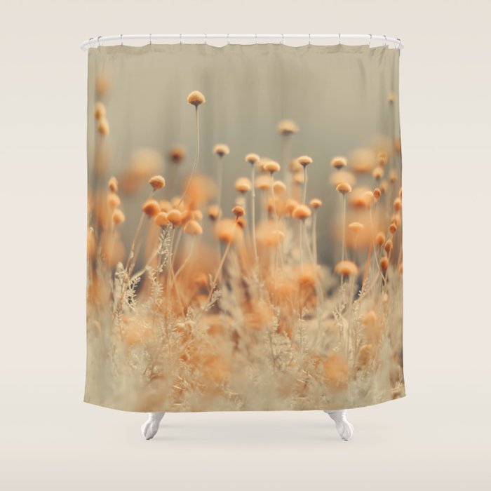 Mustard Yellow Flowers - Flower Photography By Ingrid Beddoes Shower Curtain