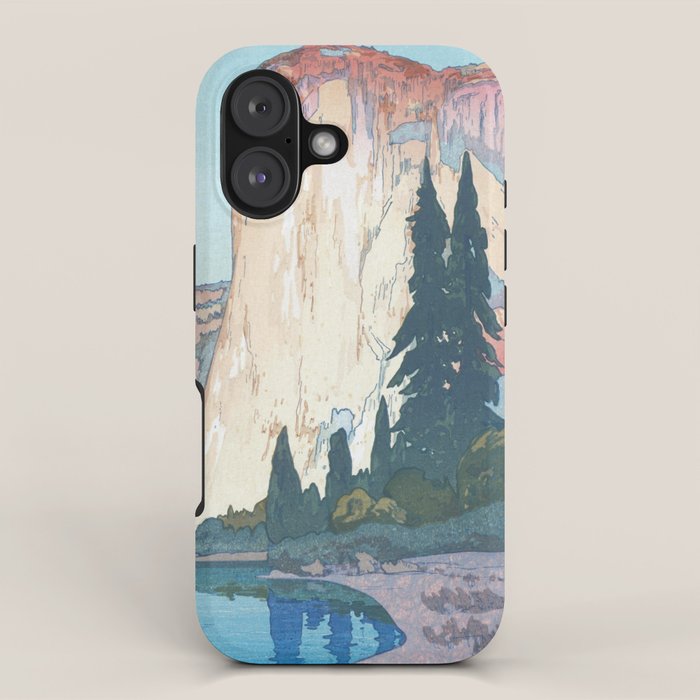 Hiroshi Yoshida, El Capitan Yosemite California United States Of America - Vintage Japanese Woodblock Print Art Iphone Case