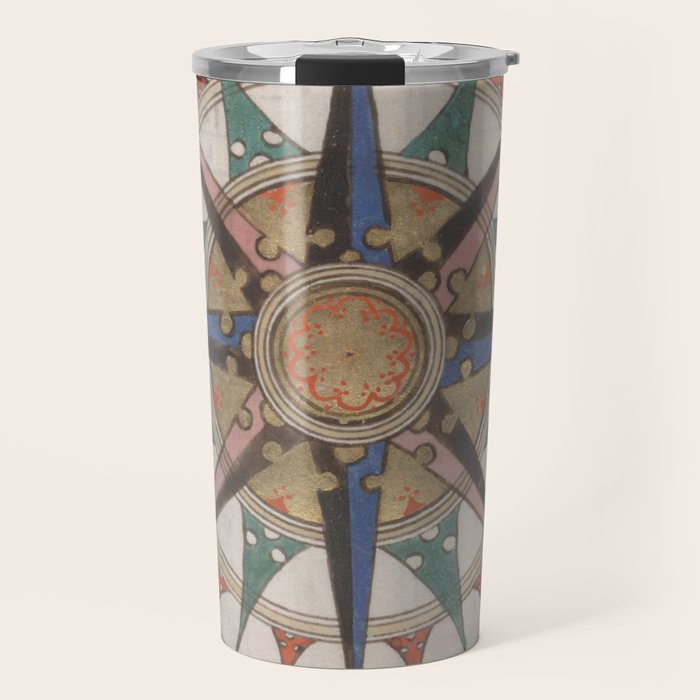 Historical Nautical Compass (1543) Travel Mug