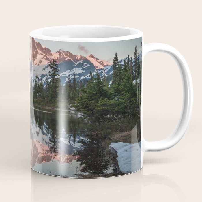 Cascade Sunset - Mt. Shuksan - Nature Photography Coffee Mug