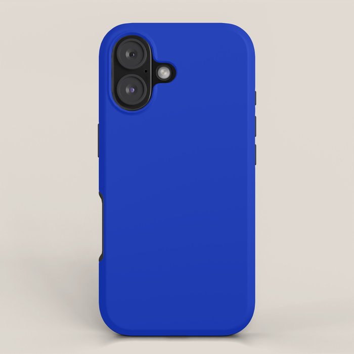Royal Blue Solid Color Plain Bold  Vibrant Blue Shade  Iphone Case