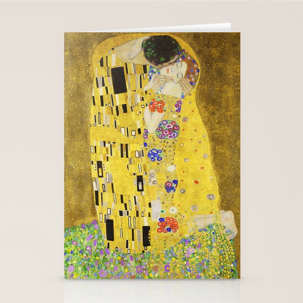 The Kiss - Gustav Klimt, 1907 Stationery Card