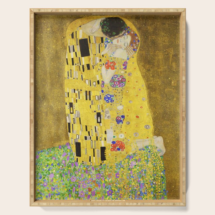 The Kiss - Gustav Klimt, 1907 Serving Tray