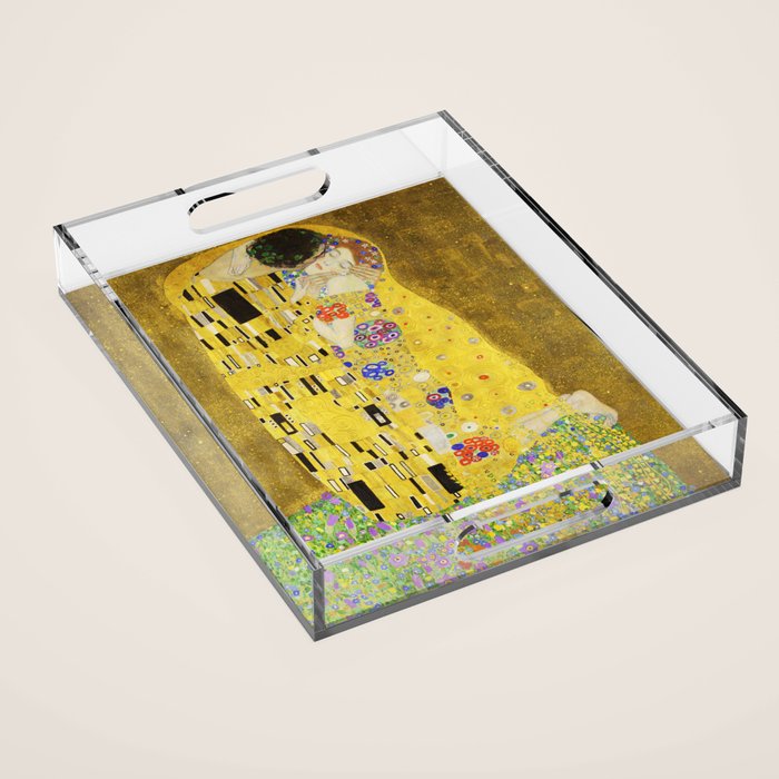 The Kiss - Gustav Klimt, 1907 Acrylic Tray