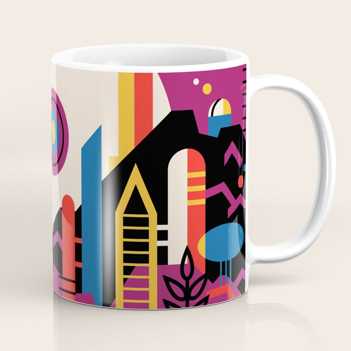 Nasa Retro Space Travel Poster #9 Mars Coffee Mug