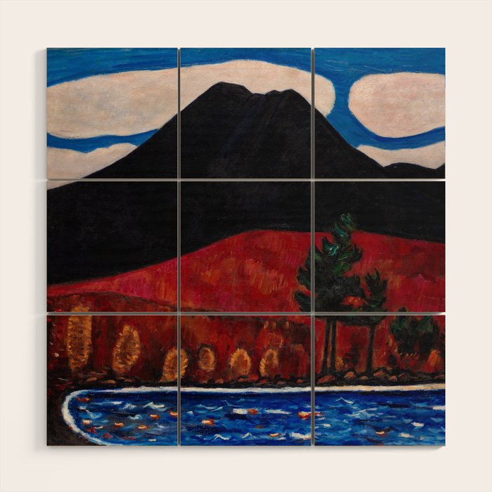 Mt. Katahdin, Autumn #2  By Marsden Hartley Wood Wall Art