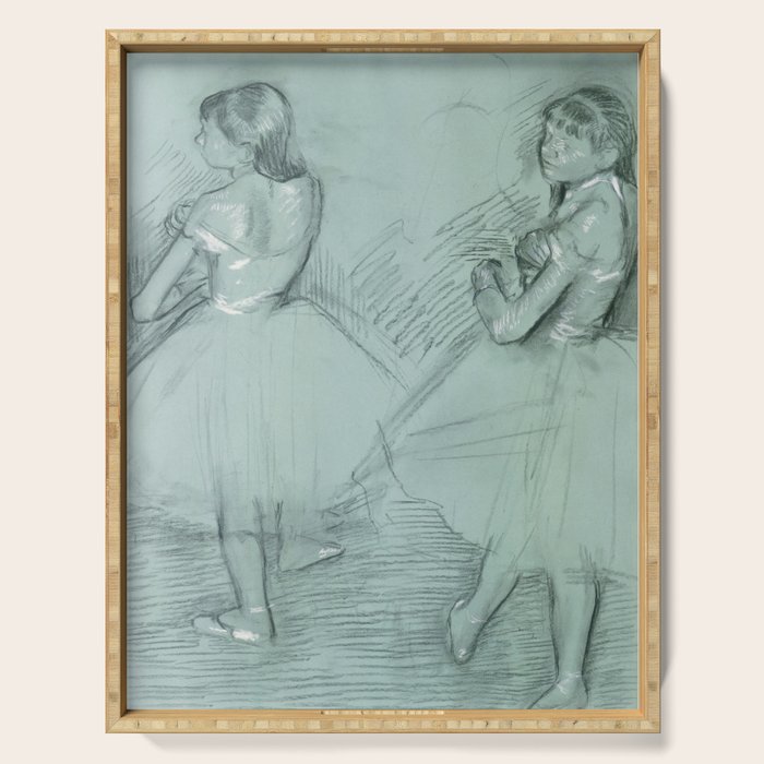Two Dancers By Edgar Degas, 1879 Serving Tray
