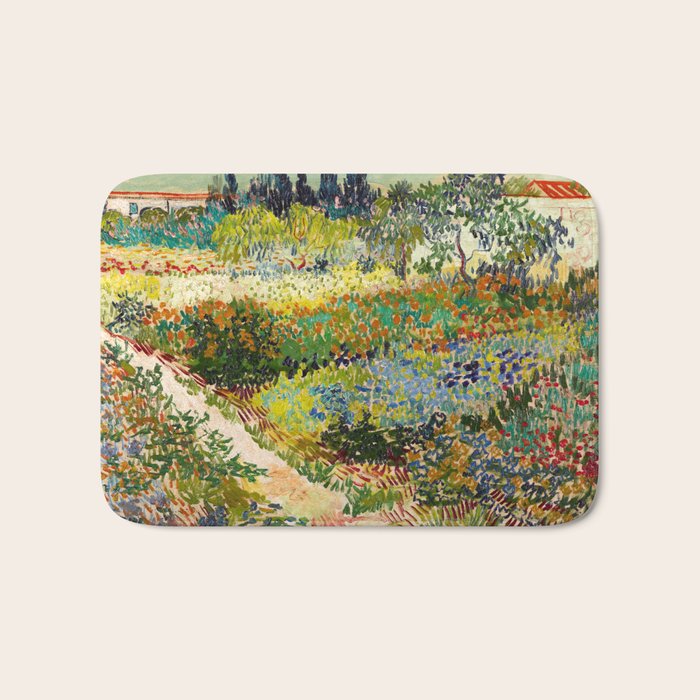 Vincent Van Gogh - Garden At Arles Bath Mat