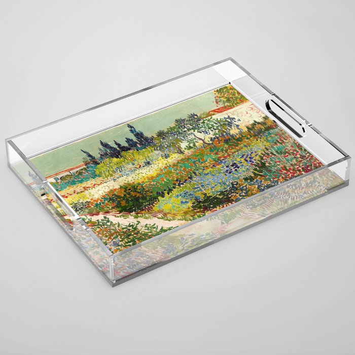 Vincent Van Gogh - Garden At Arles Acrylic Tray