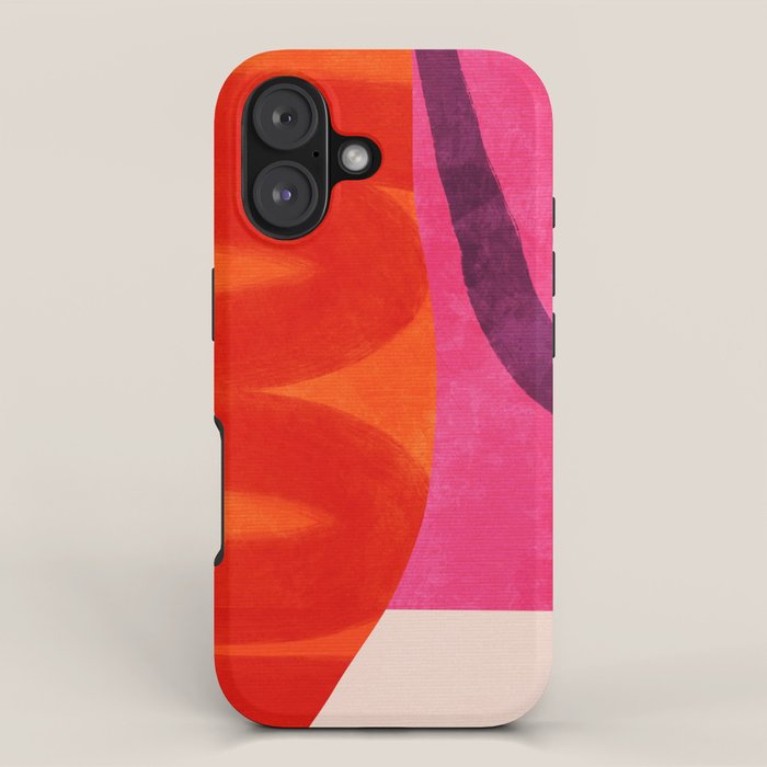 Relations - Shapes Minimal Painting Abstract Iphone Case