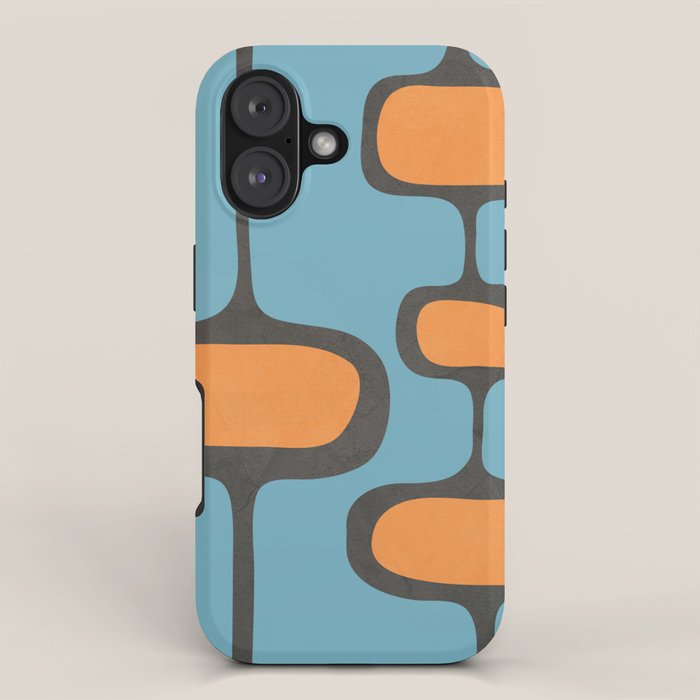 Mid-Century Modern Abstract Art 17 Iphone Case