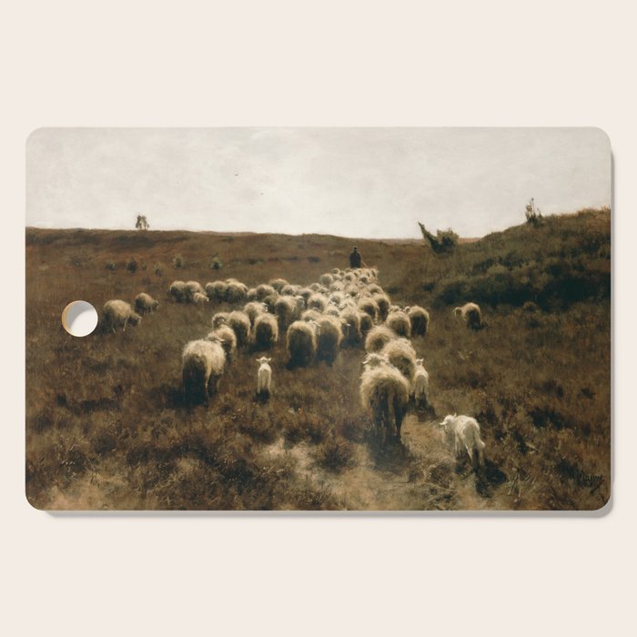 The Return Of The Flock, Laren By Anton Mauve Cutting Board