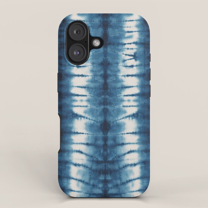 Shibori Indigo Abstract Pattern Japanese Iphone Case