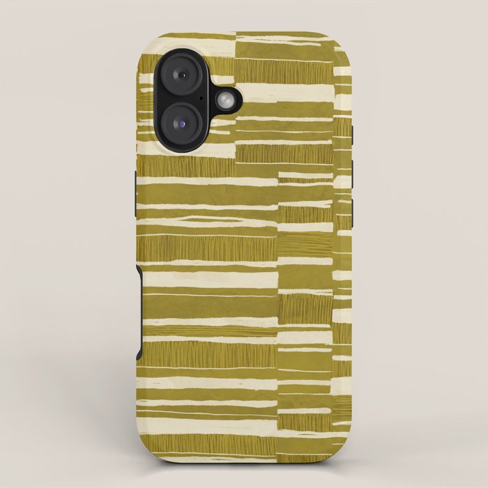 Scratchy Blocks - Yellow Chartreuse Iphone Case