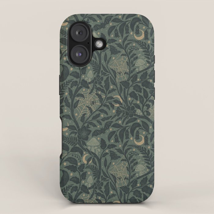 Mysterious Garden - Moss Green Iphone Case