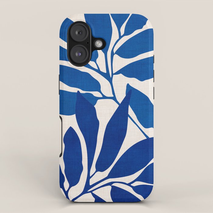 Indigo Forest - Minimal Botanical  Iphone Case