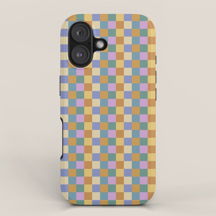 Checkered Multicolor Pattern Xxxvi Colorful Summer Iphone Case