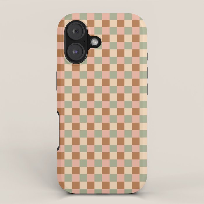 Checkered Multicolor Pattern Xxv Western Summer Iphone Case