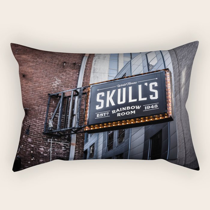 Skull'S Rainbow Room Nashville Tennessee Rectangular Pillow