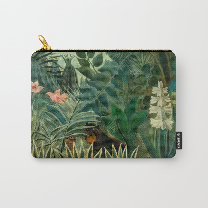 Henri Rousseau "The Equatorial Jungle" Carry All Pouch