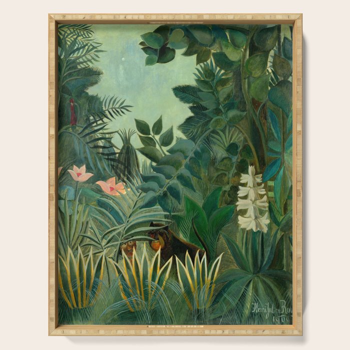 Henri Rousseau "The Equatorial Jungle" Serving Tray