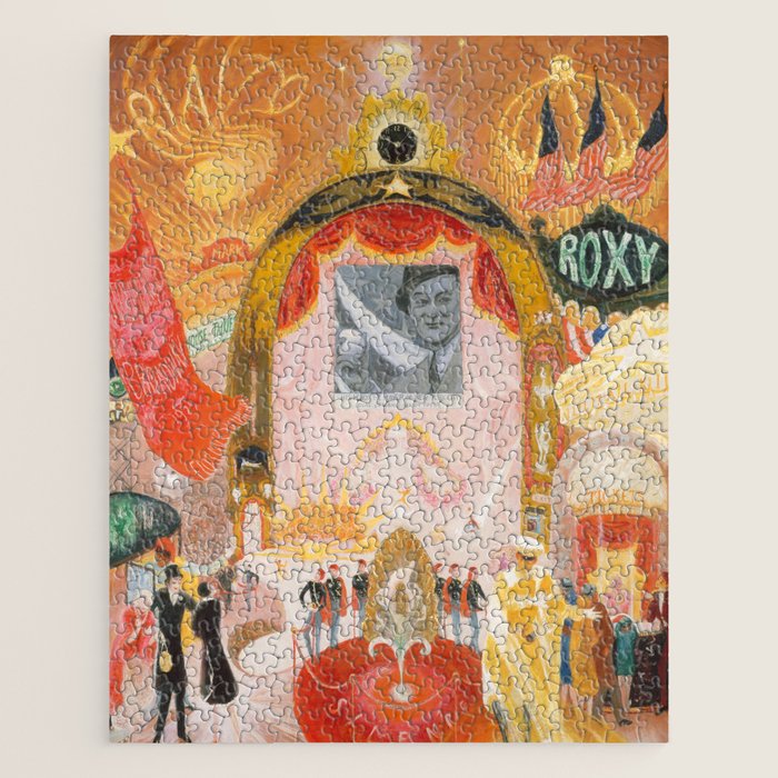 Florine Stettheimer "The Cathedrals Of Broadway" Jigsaw Puzzle
