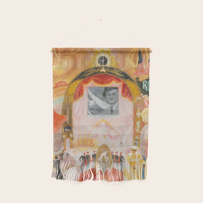Florine Stettheimer "The Cathedrals Of Broadway" Wall Hanging