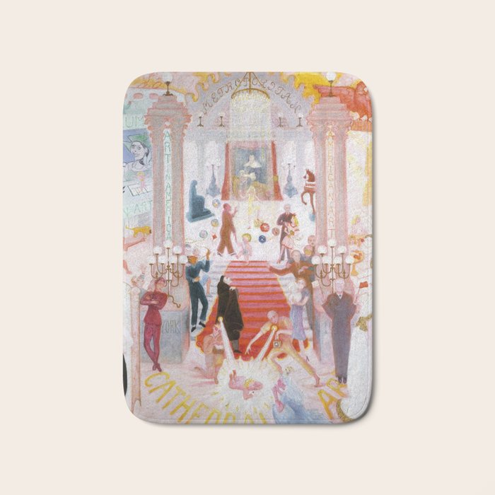 Florine Stettheimer "The Cathedrals Of Art" Bath Mat