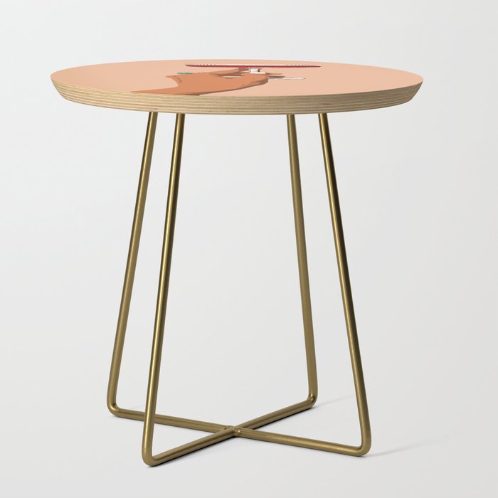 Cheers To Love, Laughter & Happily Ever After #Painting #Illustration Side Table