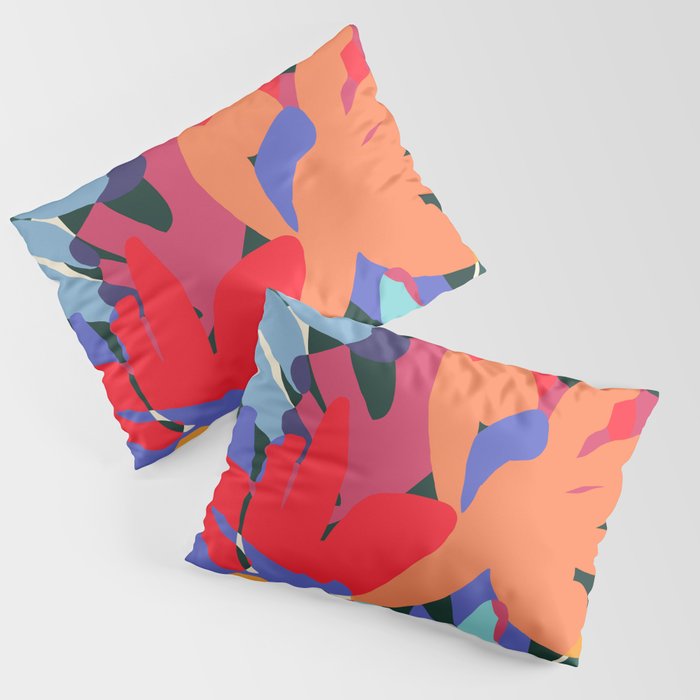 Where Flowers Blossom, So Does Hope. #Painting #Abstract Pillow Sham