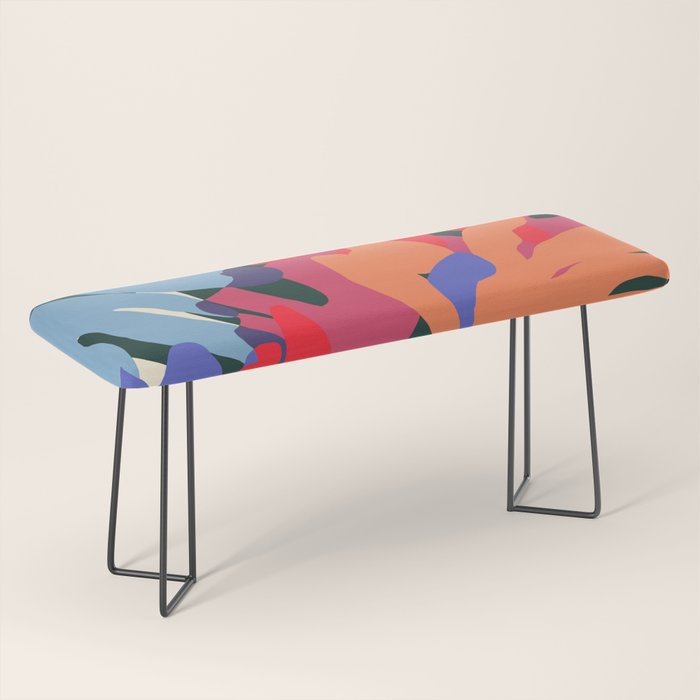 Where Flowers Blossom, So Does Hope. #Painting #Abstract Bench