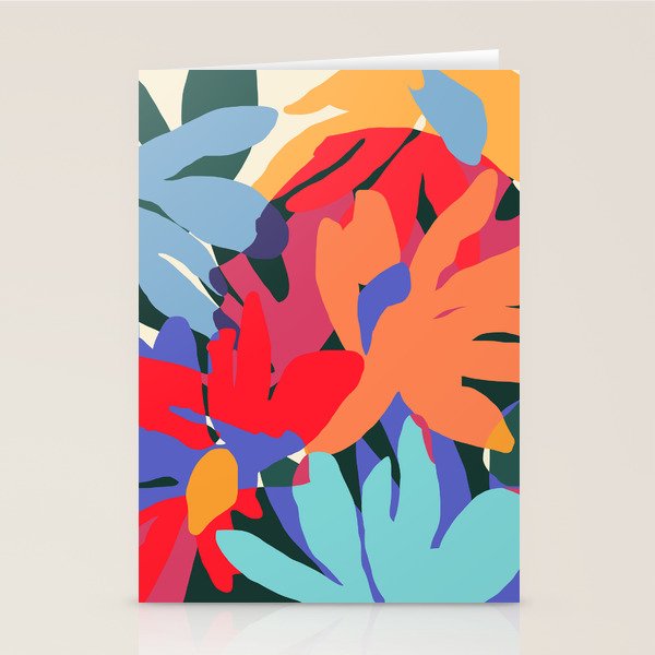 Where Flowers Blossom, So Does Hope. #Painting #Abstract Stationery Card