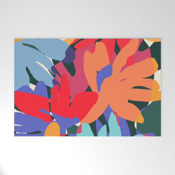 Where Flowers Blossom, So Does Hope. #Painting #Abstract Welcome Mat