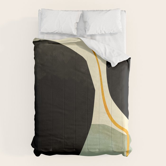 Shapes Organic Mid Century Modern Comforter