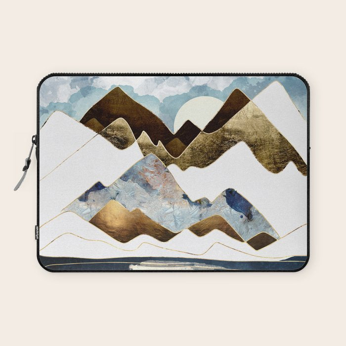Minimal Abstract Mountains Laptop Sleeve
