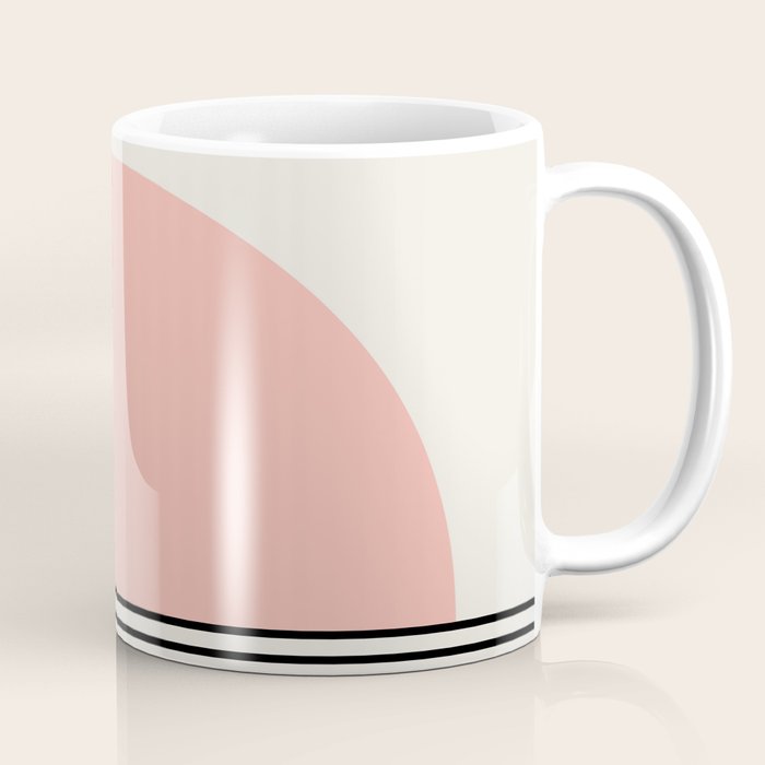 Sunrise Sunset Ii - Pink Black Coffee Mug
