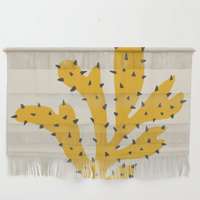 Matisse Inspired Yellow Shape Wall Hanging