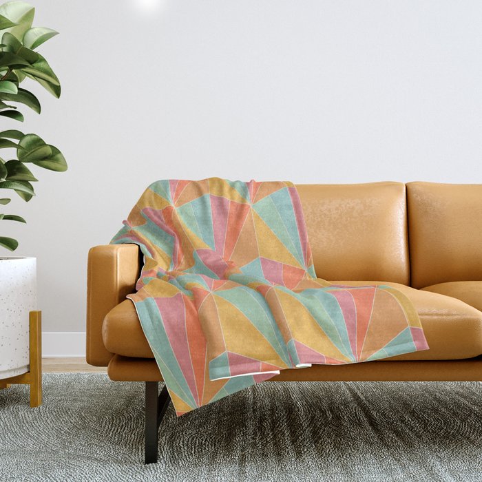 Gisela Color Block Pattern Ii Throw Blanket