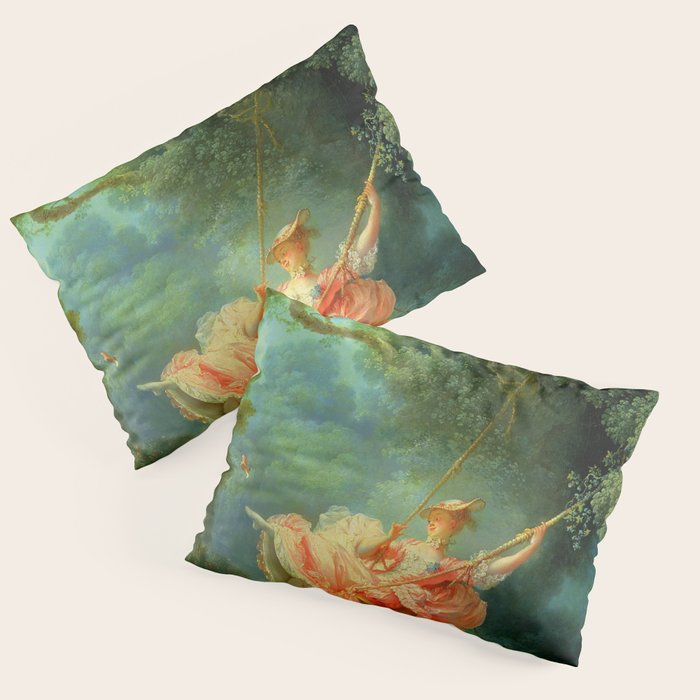 Jean-Honoré Fragonard "The Swing (L'Escarpolette)(The Happy Accidents Of The Swing") Pillow Sham