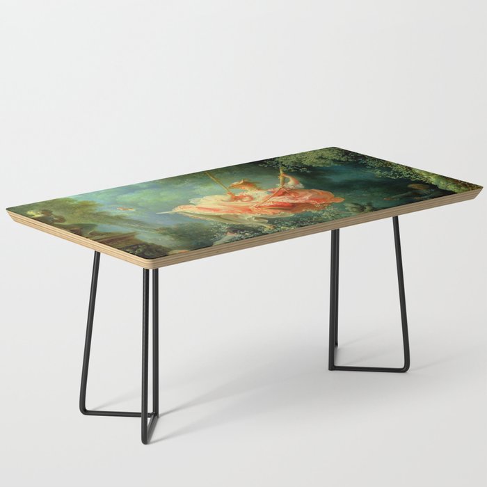 Jean-Honoré Fragonard "The Swing (L'Escarpolette)(The Happy Accidents Of The Swing") Coffee Table