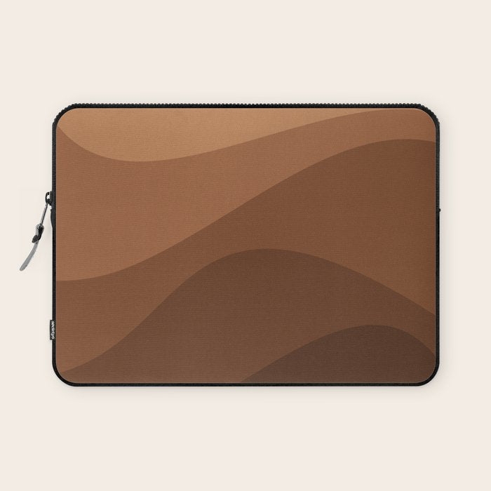Abstract Color Waves - Desert Tones Laptop Sleeve