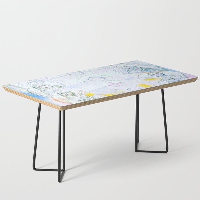 William Blake "Illustrations To Dante'S Divine Comedy - The Vision Of The Deity" Coffee Table