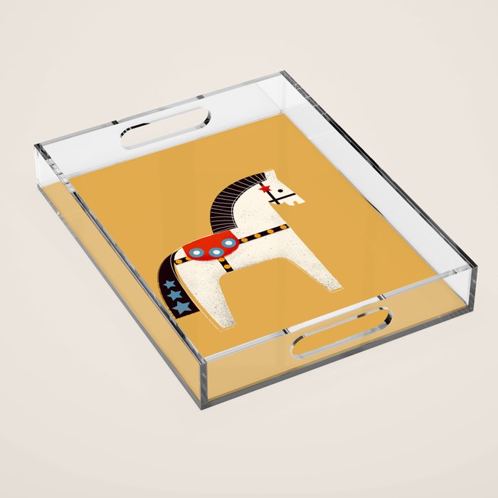 Festive Pony - Illustration Acrylic Tray