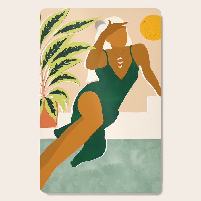 The Wait Is Long But My Dream Of You Does Not End #Illustration Cutting Board