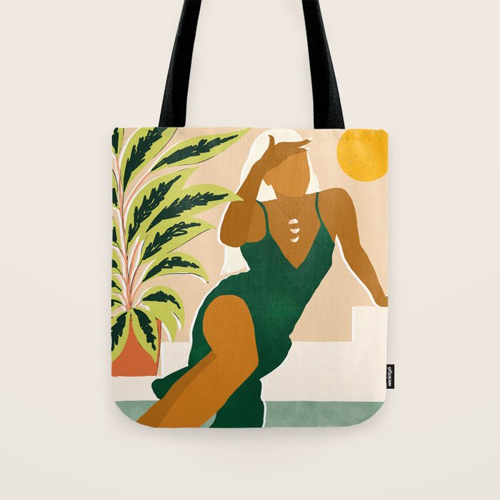 The Wait Is Long But My Dream Of You Does Not End #Illustration Tote Bag