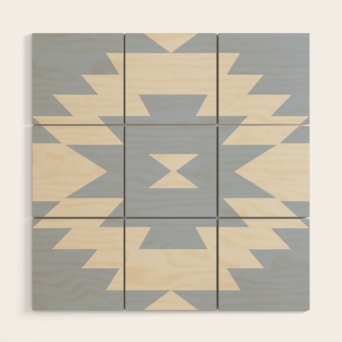 Southwestern Minimalism - Sky Blue Wood Wall Art