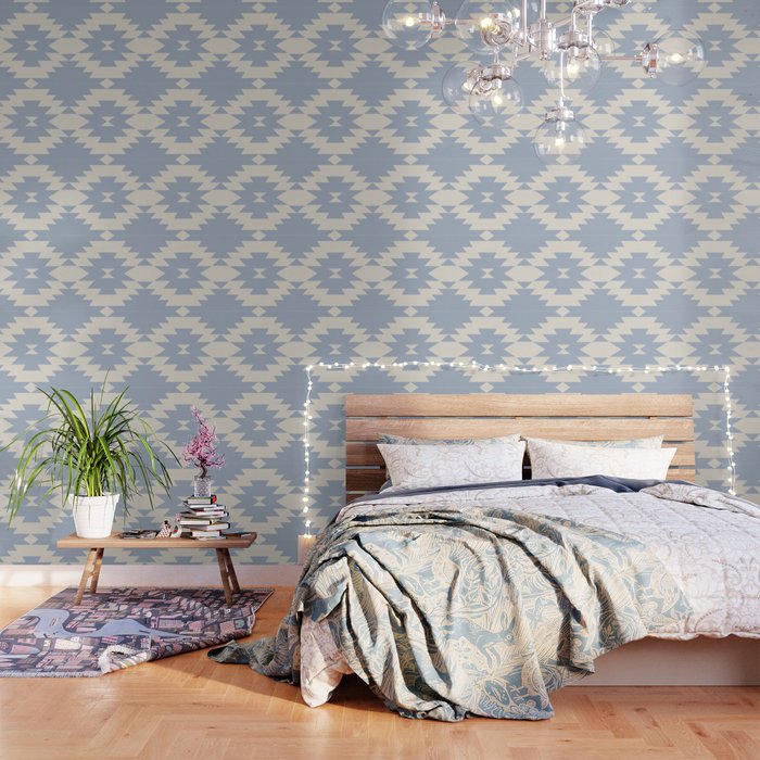 Southwestern Minimalism - Sky Blue Wallpaper